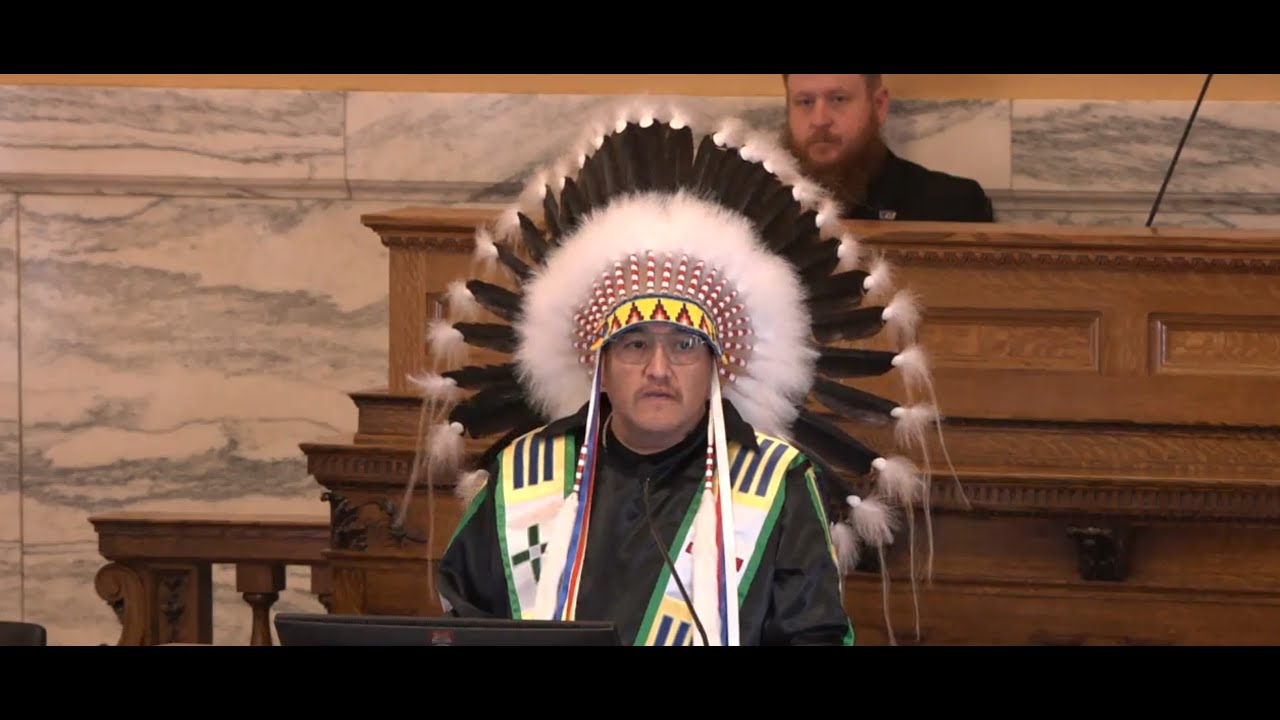 thothmark's tweet card. State of the Tribal Nations Address 2025 in Montana by Justin Gray...