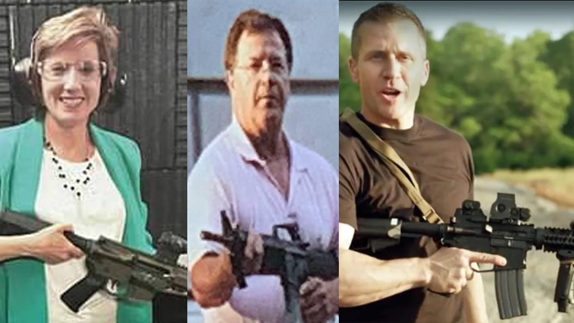 KCStarOpinion's tweet card. Military-style rifles are apparently the new normal accessory in Republican politics. | Editorial