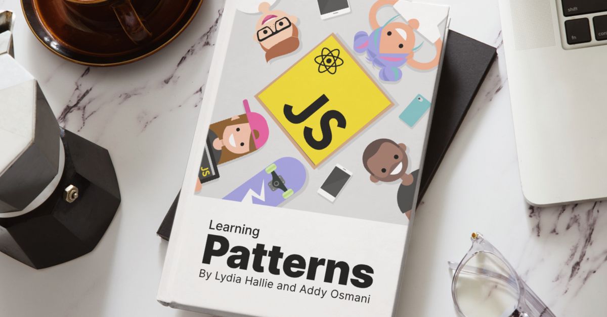 charliesbot's tweet card. A free 435+ page book on JavaScript design and performance patterns by Lydia Hallie and Addy Osmani
