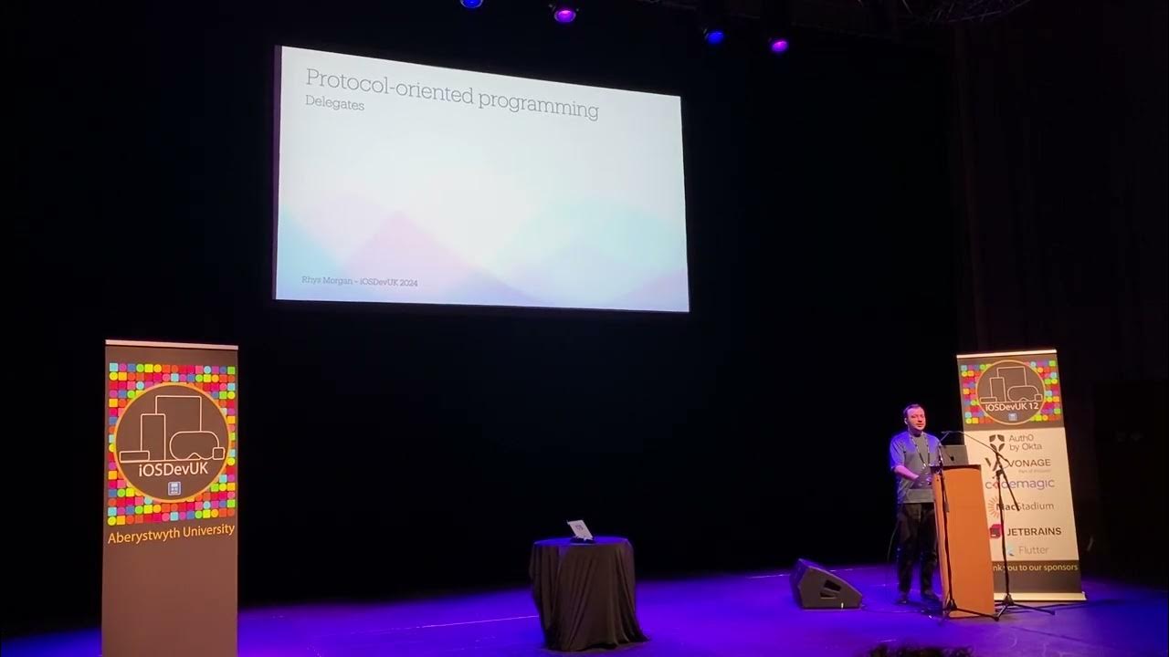 rhysmorgan's tweet card. POP Goes the Protocol - iOSDevUK 2024 Lightning Talk