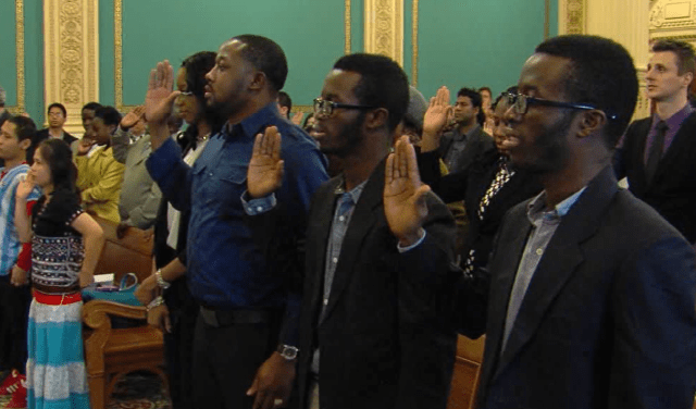 ScottGreenfield's tweet card. UPDATE on Nov. 20, 5:45 p.m.: Republican Congressman Mike Lawler (NY-17) said today that after talking to U.S.C.I.S. director Joseph Edlow, the agency is reversing its decision to cancel naturaliza…