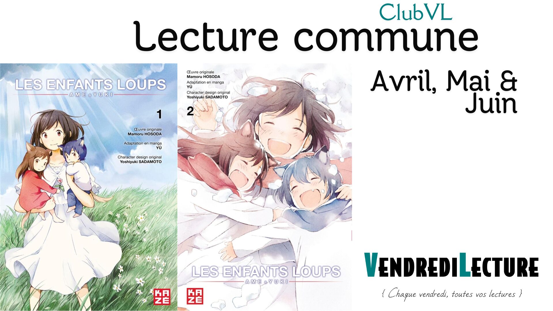 VendrediLecture's tweet card. Bonjour,  Pour célébrer l'arrivée du printemps, le club de lecture de VendrediLecture vous propose une lecture commune ! Après un vote clos le 24/02/2025,