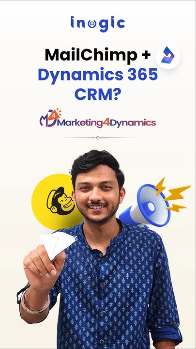 inogic's tweet card. Create & Track Mailchimp Campaigns Inside Dynamics 365 CRM #shortsf...