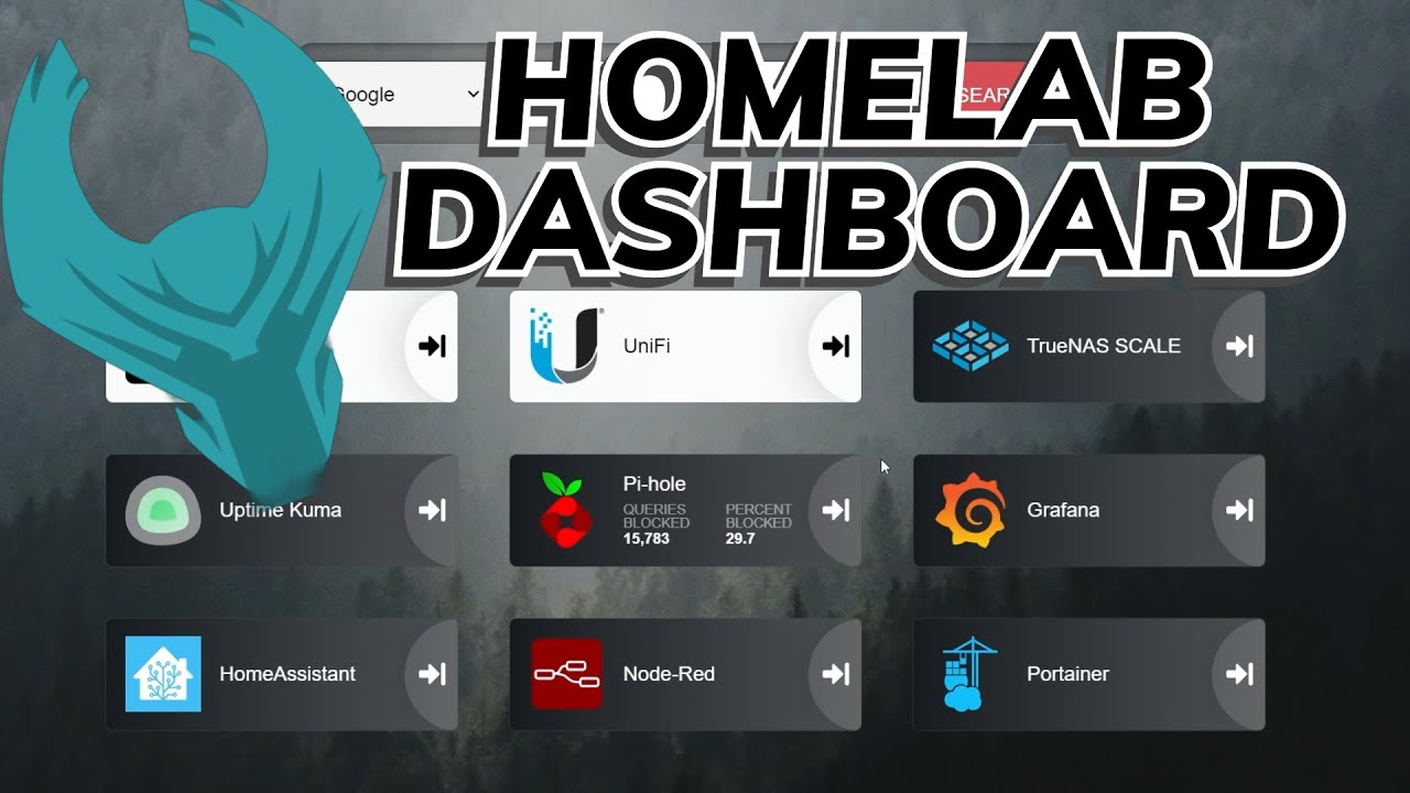 LearnEmbeddedYT's tweet card. Easy Home Server Dashboard – Cleanly Organise Your Homelab!
