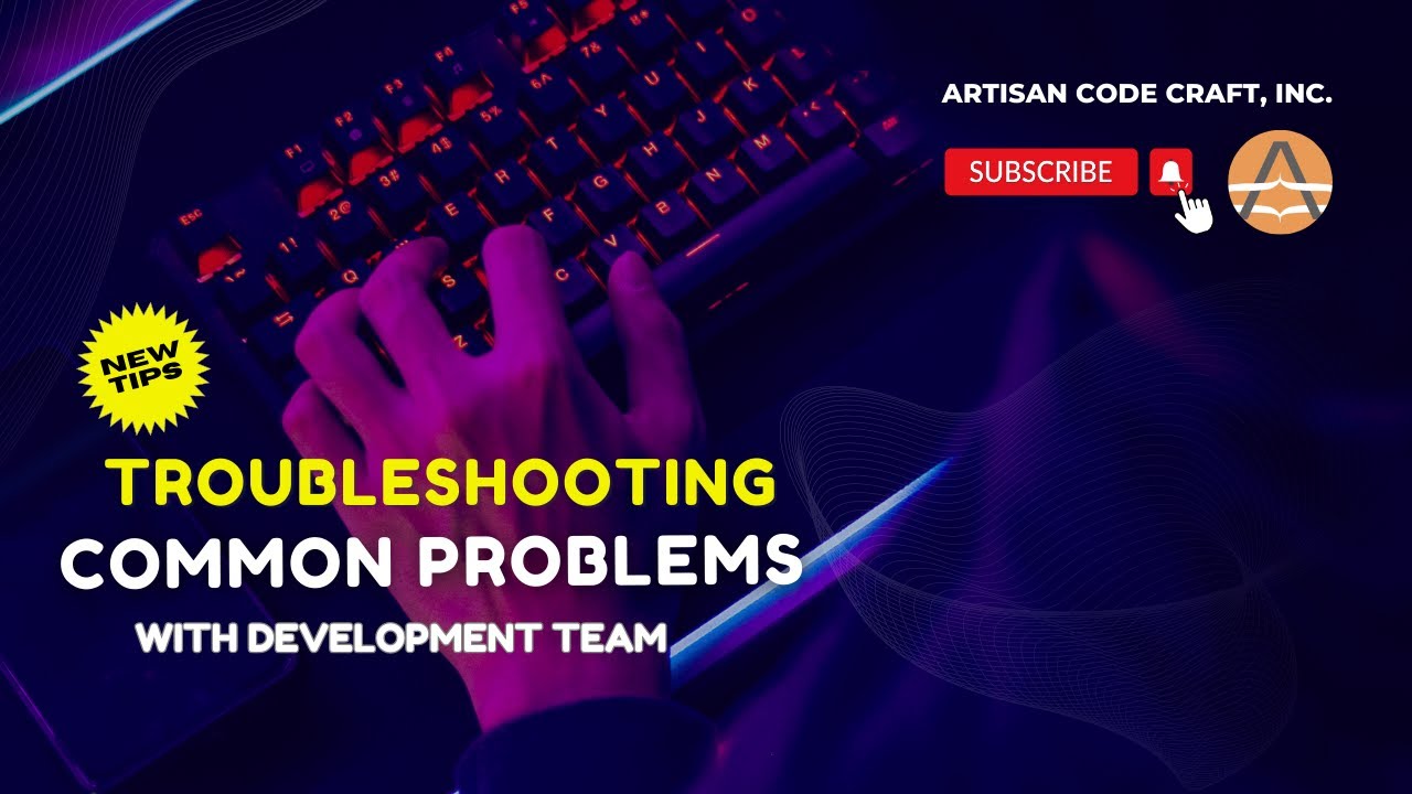 ArtCodeCraft's tweet card. Troubleshooting Common Problems with Development Teams