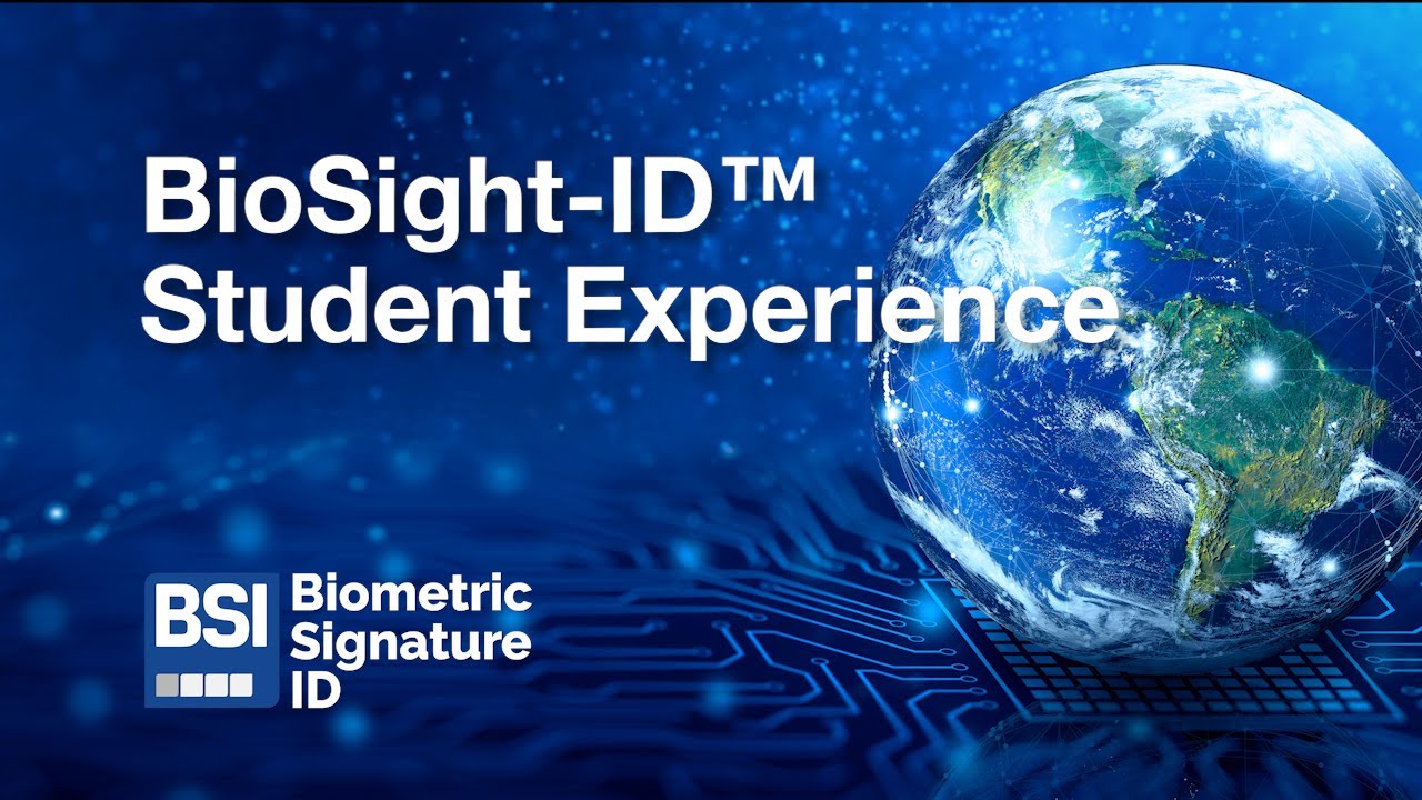 BioSigID's tweet card. BioSight-ID™ Student Experience