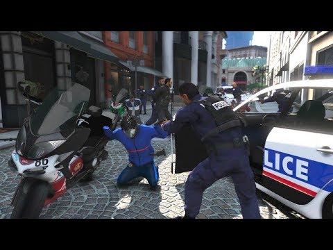 isaacfrostify's tweet card. GTA 5 FRANCE - LA POLICE NATIONALE NOUS A PIÉGER HERMANN DÉBARQUE -...