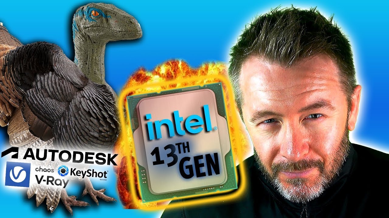 Neil_Tech3D's tweet card. How good is Intel 13th gen? (Pro/CAD/Rendering)