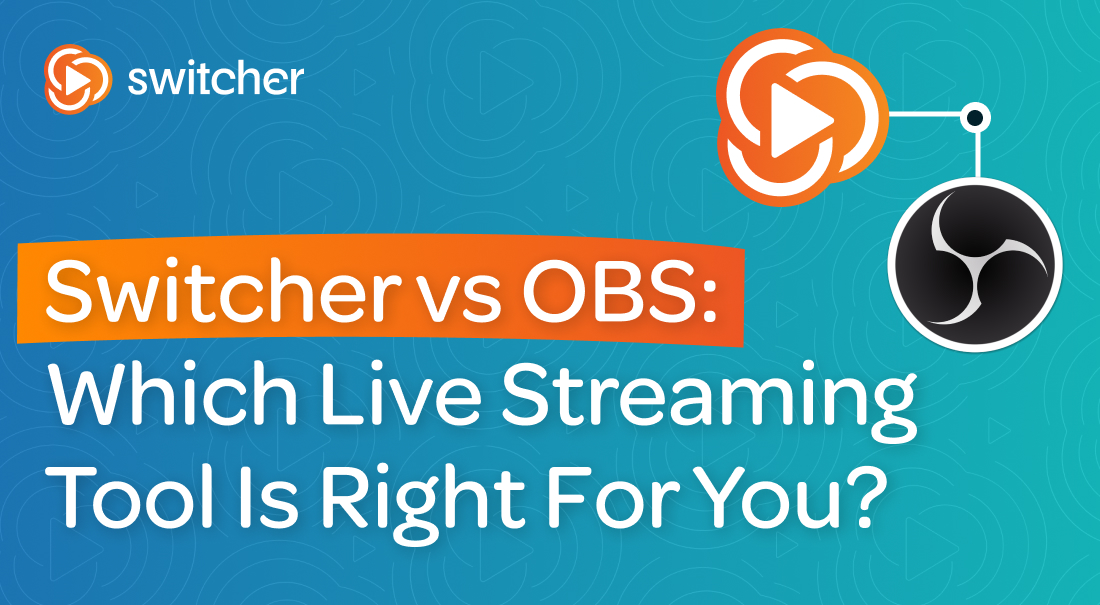 SwitcherStudio's tweet card. Compare Switcher and OBS to find the best live streaming tool for your needs, from ease of use to customization options.