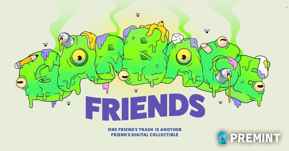 Robogeo1's tweet card. 3D Friends become Garbage Collectors. 55 Garbage Collector spots for 3D Invisible Friends Holders! Wallets will be Direct To Contract and will be minting…