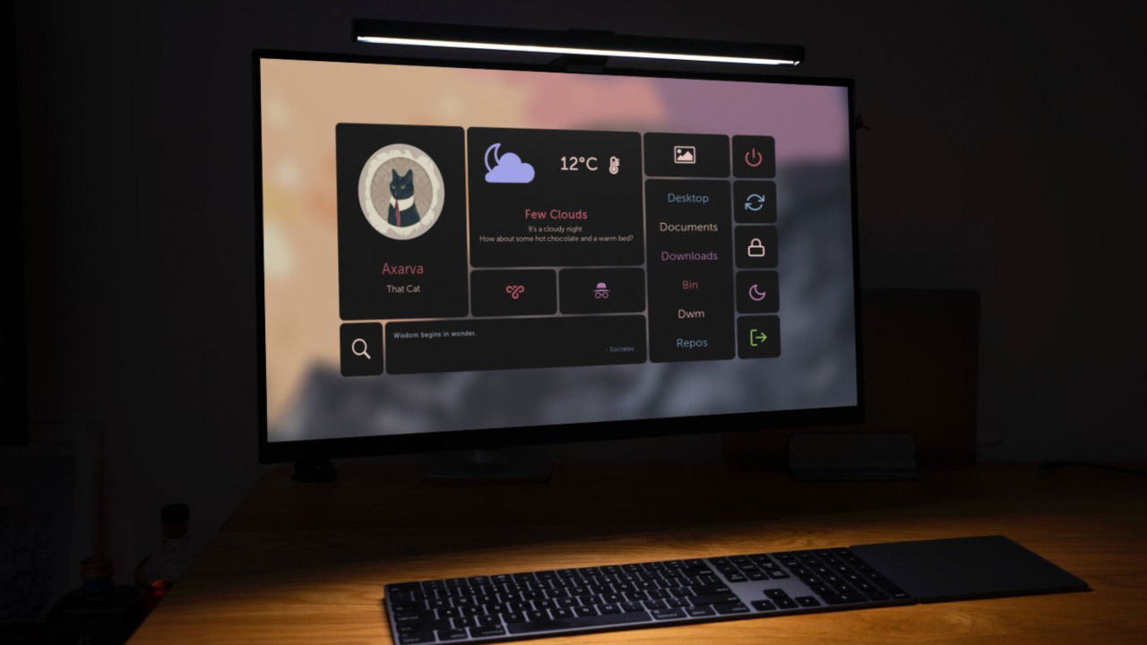 MakeTechEasier's tweet card. EWW is a standalone widget system that allows you to implement your own, custom widgets on Linux desktop, and we love it more than Conky.
