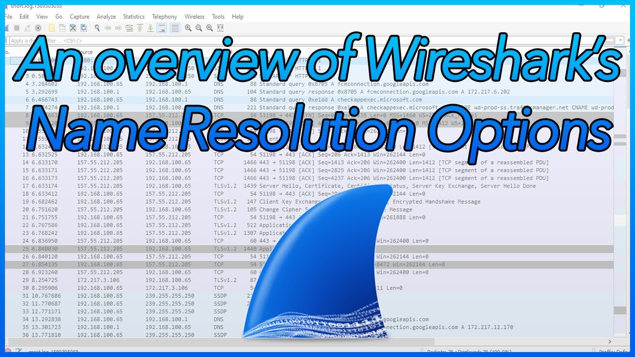 wiresharkfest's tweet card. 05 An overview of Wireshark’s name resolution options | Learn...