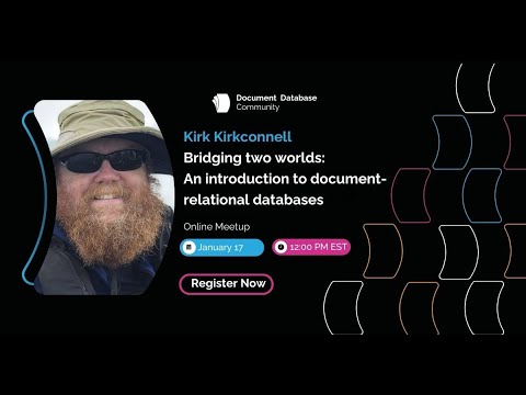 DocDatabaseCom's tweet card. Bridging two worlds:An introduction to document-relational databases...