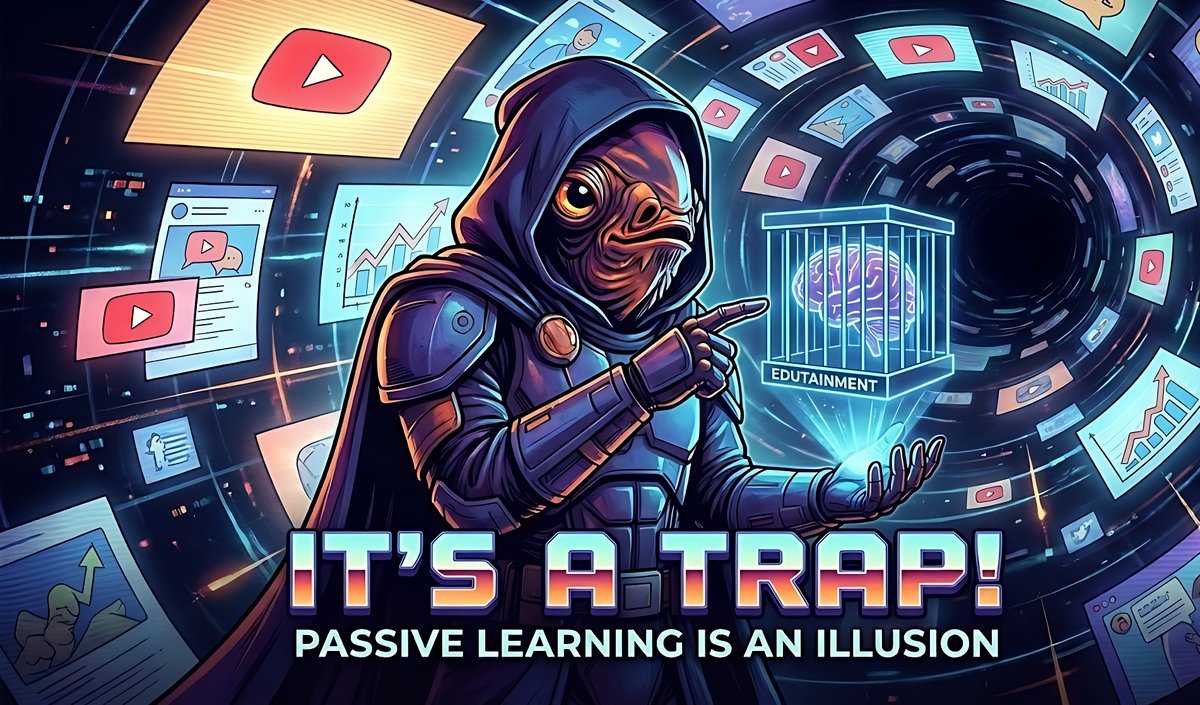 loopfox_'s tweet card. There are countless “learning resources” online, especially on YouTube and TikTok, that create the illusion of education. Look closer and most of them are just edutainment. These videos are popular...