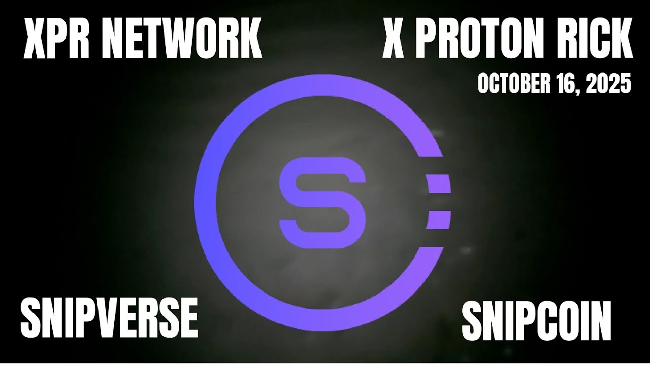 xprotonrick's tweet card. ⚛ SNIPVERSE - SNIPCOIN - XPR NETWORK - STAKING - LOAN PROTOCOL -...