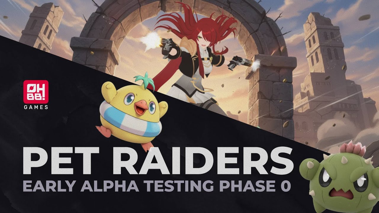PetRaiders's tweet card. PET RAIDERS | Early Alpha Testing