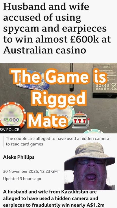 davidredbutton's tweet card. The game is rigged mate 🇰🇿👏 #gambling #casino #barangaroo #capit...