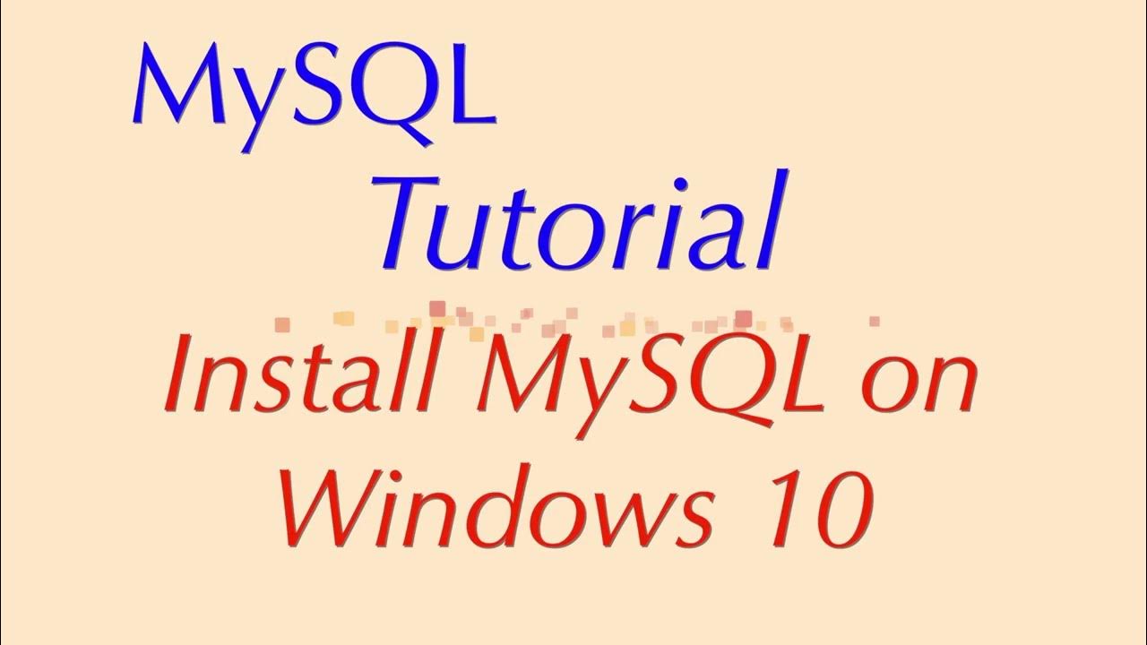 RoseIndiaNet's tweet card. Installing MySQL 8 on Windows