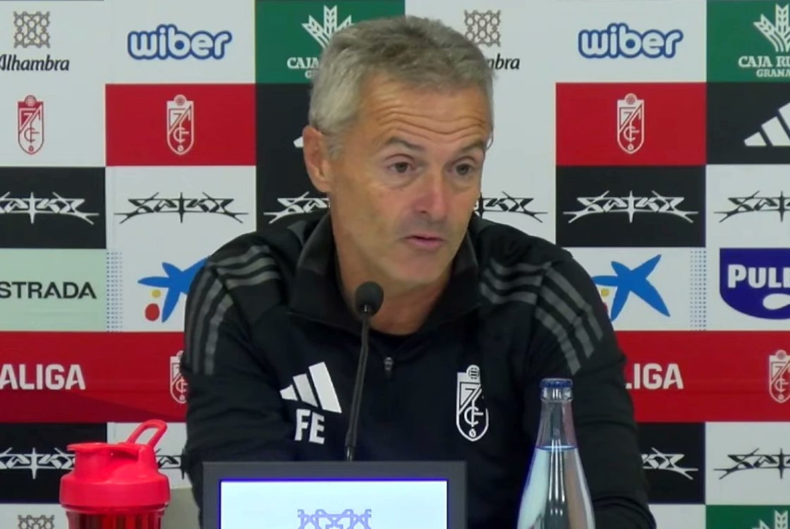 101tvGranada's tweet card. El entrenador del Granada CF ha insistido en que su "única preocupación es ganar" en la previa del encuentro frente al Almería