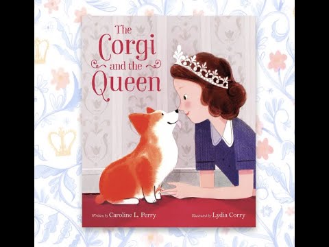 Caro_Perry's tweet card. The Corgi and the Queen picture book trailer
