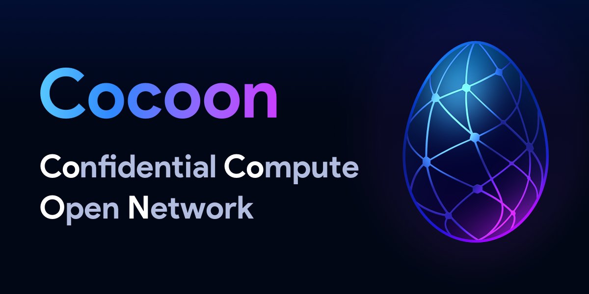 durov's tweet card. Cocoon connects GPU power, AI, and Telegram’s vast ecosystem – all built on privacy and blockchain.