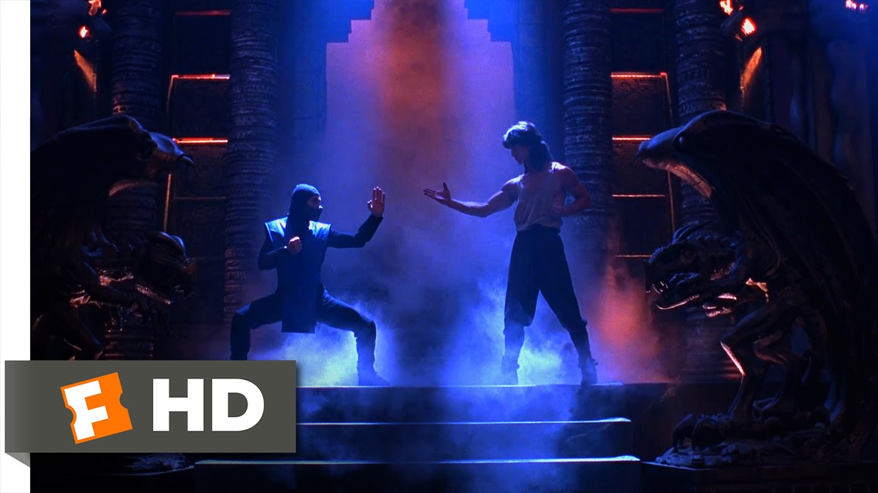 LNDaVIDS's tweet card. Mortal Kombat (1995) - Sub-Zero vs. Liu Kang Scene (7/10) | Movieclips