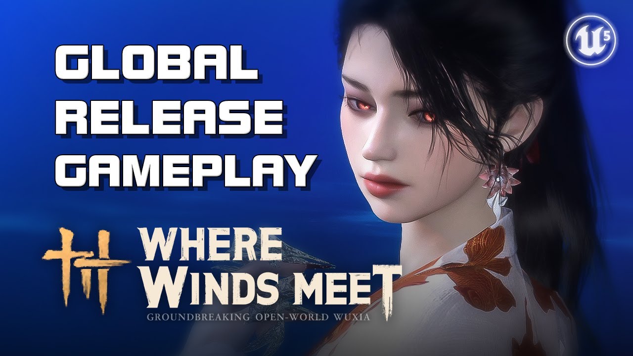 rendermaxblog's tweet card. Where Winds Meet - Release Gameplay (Steam) - F2P - PC/Mobile/Console...