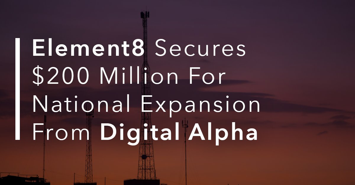 TaranaWireless's tweet card. Next-Gen Internet Service Provider Acquires AtLink Services for Initial Platform Addition. FORT WORTH, TX (March 15, 2023) – Element8 (E8), a next-generation Internet Service Provider (ISP) special...