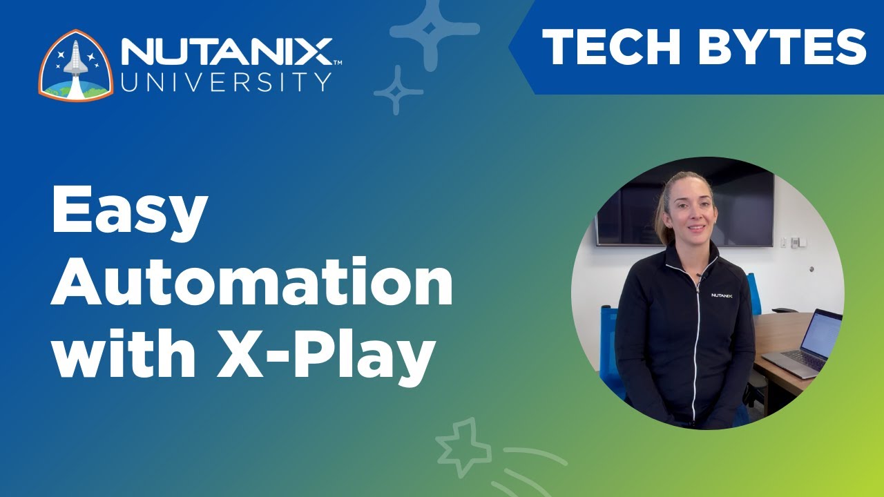 laurajordana22's tweet card. Easy automation with 4 new actions in Nutanix X-Play PC.2022.1 | Tech...