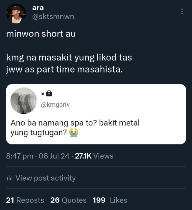 xxwonshuaxx's tweet card. Kim Mingyu/Jeon Wonwoo, 9k words, 317 panels. Part 1/2 Part 2/2