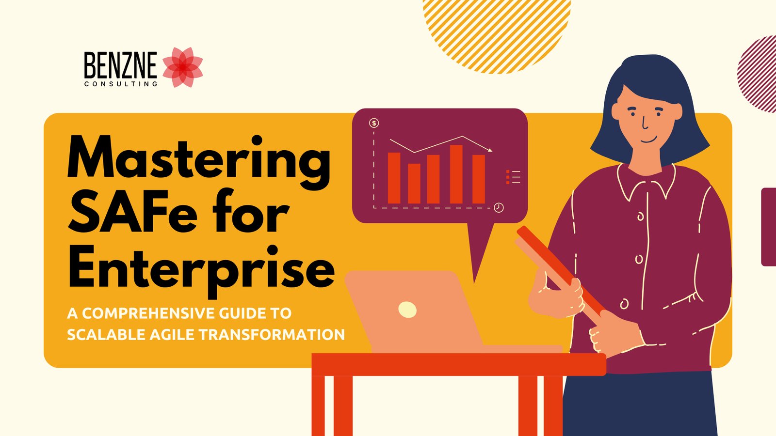 BenzneAgile's tweet card. Learn how to scale Agile across your enterprise with our SAFe Enterprise guide. Explore the framework, real-world examples, and expert strategies for successful implementation.