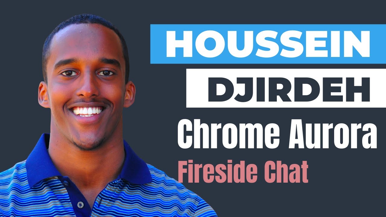 rwreact's tweet card. Google Chrome Aurora with Houssein Djirdeh