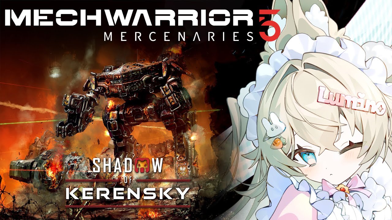 bbbbit's tweet card. 【 #星兎るみの 】MechWarrior 5: Shadow of Kerenskyやっていく！！【 #vtuber 】