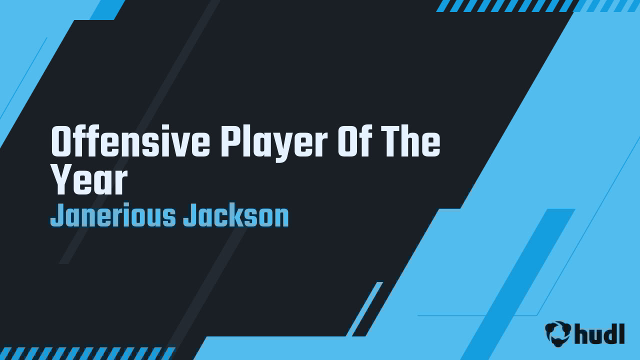 JaneriousJ's tweet card. Offensive Player Of The Year