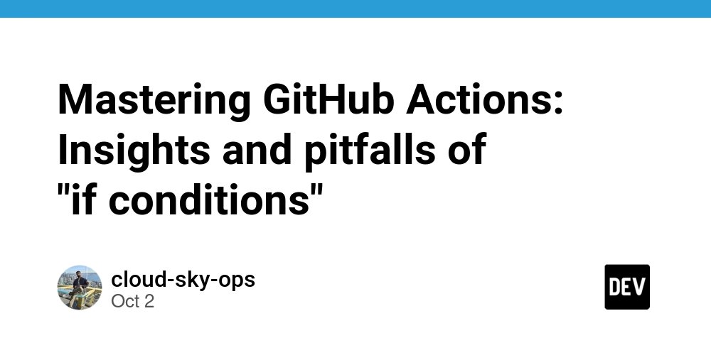sky_hype31's tweet card. As a DevOps engineer, I live inside CI/CD pipelines. GitHub Actions has become one of my go-to tools,...