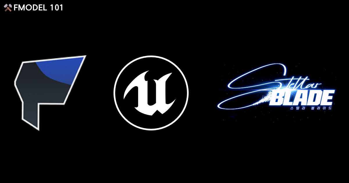 Doyoon__Kim's tweet card. 아래 내용은 언리얼 엔진용 모딩툴인 FMODEL을 설치, 업데이트하고, 모드 작업을 할 때, 필요한 언리얼 엔진 버전 확인, AES 키, 매핑 데이터를 설정 방법을 소개합니다. 예제로 스텔라 블레이드의 자료를 추출하는 기본 과정을 설명합니다.