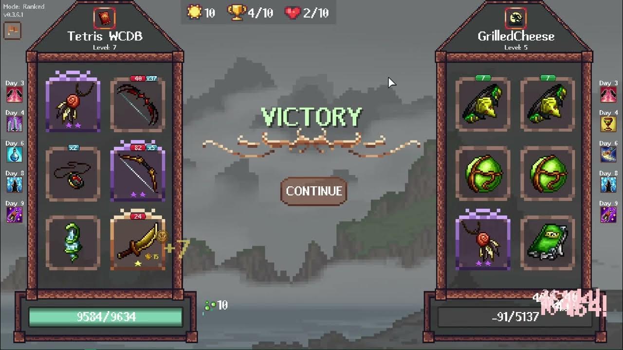 Tetris_wcdb's tweet card. [Oaken Tower] Another pack of a few battles