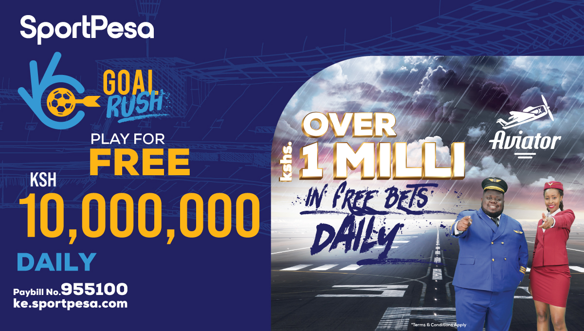 classerror105's tweet card. Get down to business, it's early week, March inakupelekaje? Tuko na Over 1 Milli Daily Aviator Free Bets, also PREDICT the 3 #SportPesaGoalRush Games for FREE, ushinde 10 million!