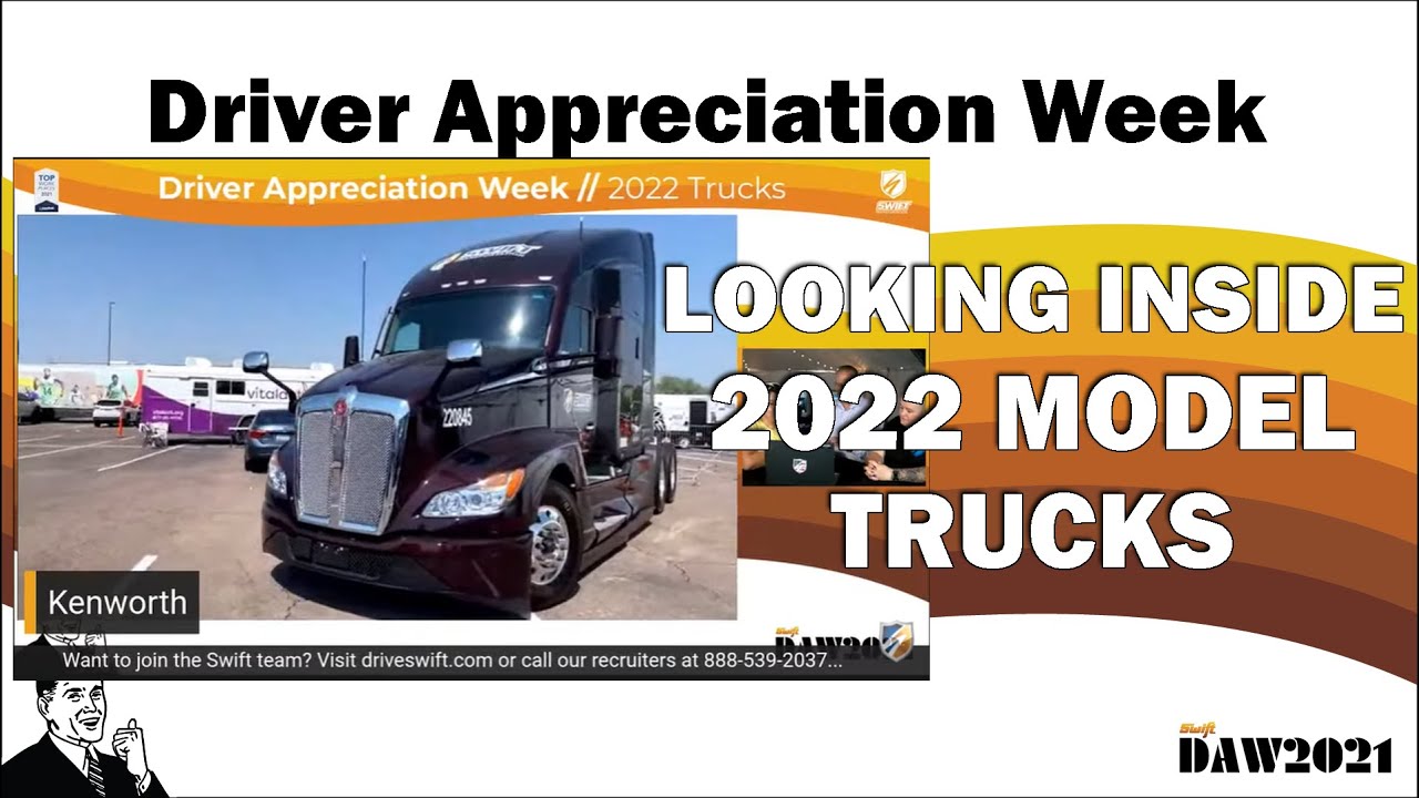 SwiftTransport's tweet card. Looking inside the 2022 model trucks