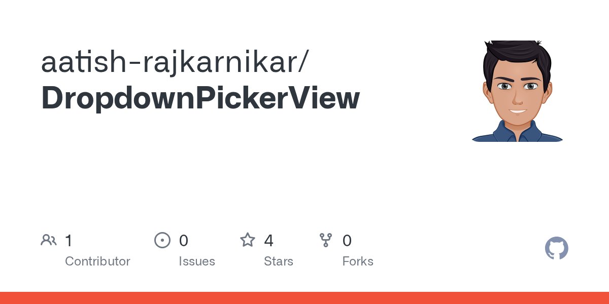 itsmeaatish's tweet card. Contribute to aatish-rajkarnikar/DropdownPickerView development by creating an account on GitHub.