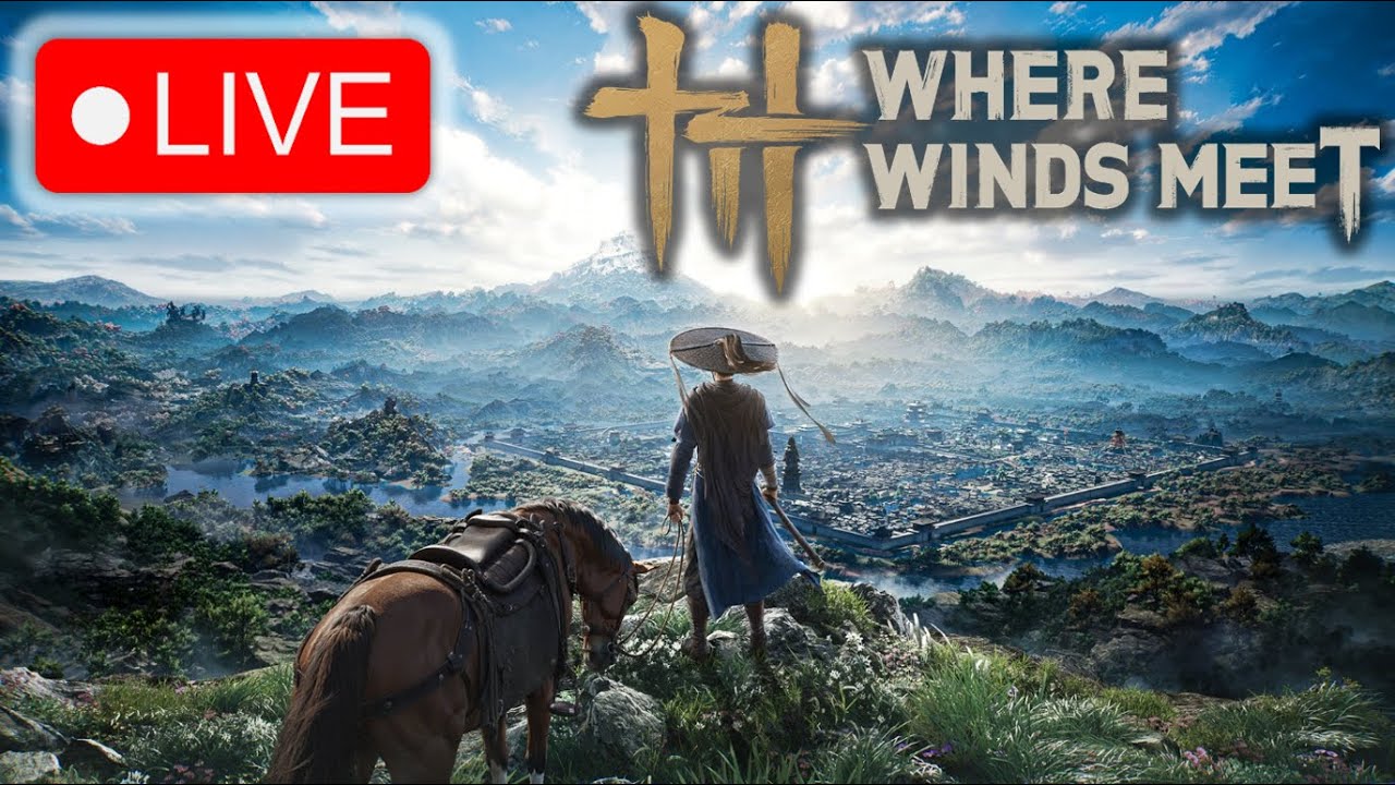 DeepHumor's tweet card. 🔴 Where Winds Meet - LIVE First Playthrough!