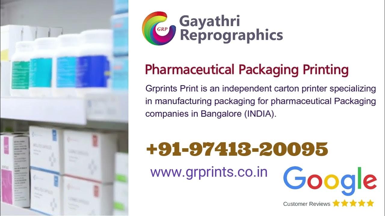 GReprographics's tweet card. Pharmaceutical Packaging Printing Bangalore, #offsetprinting grprints