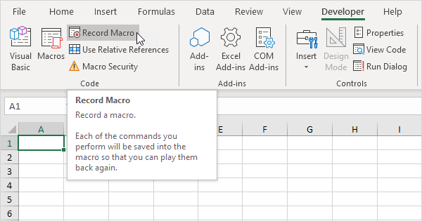 PowerInvestAI's tweet card. The Macro Recorder, a very useful tool included in Excel VBA, records every task you perform with Excel. Record a specific task once and execute the task over and over with the click of a button.