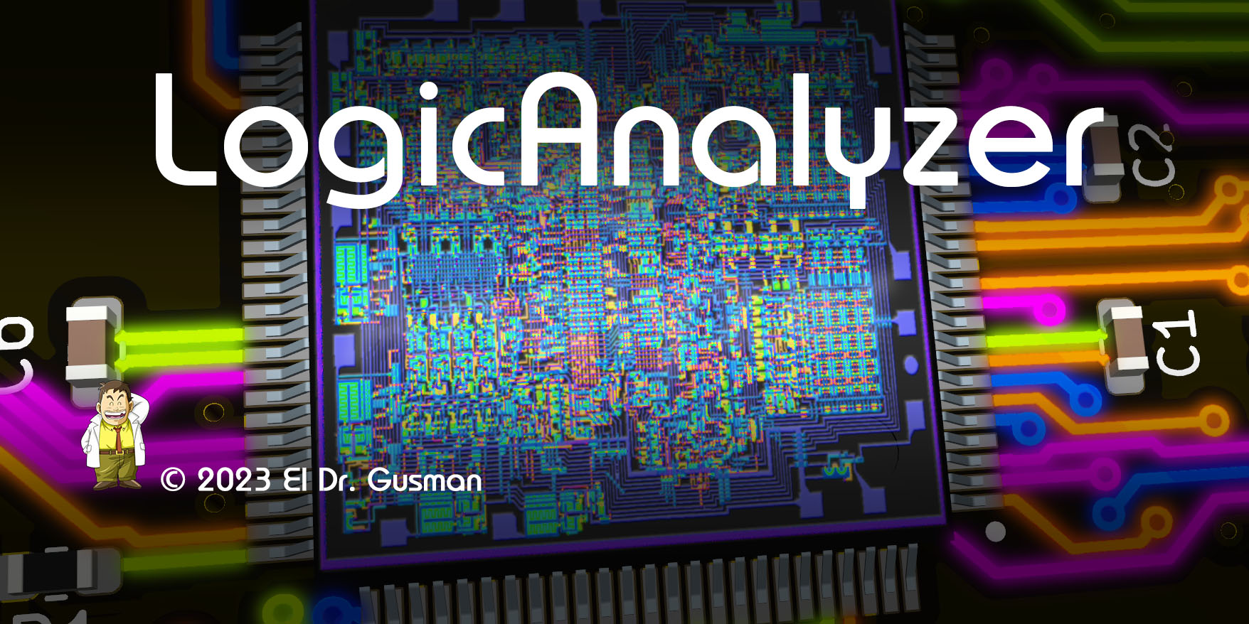 github_trends's tweet card. 24 channel, 100Msps logic analyzer hardware and software - gusmanb/logicanalyzer