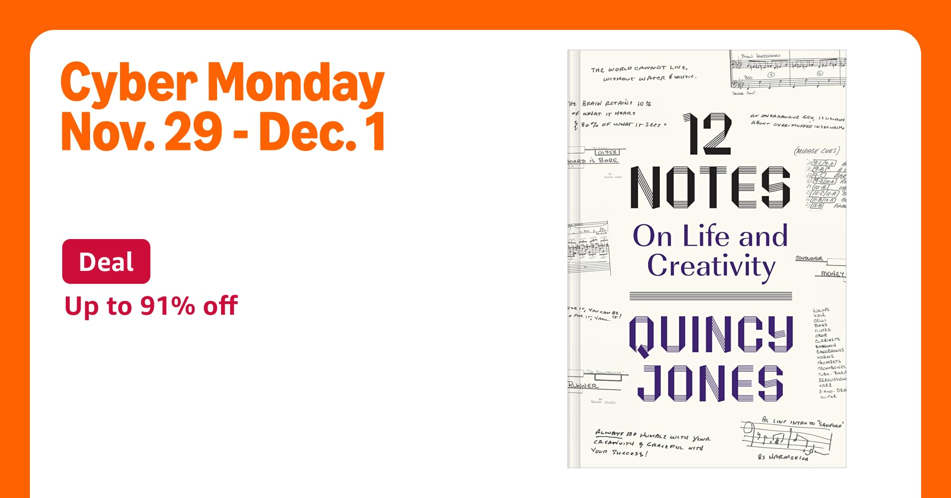 bellewitch66's tweet card. Deal: 12 Notes: On Life and Creativity