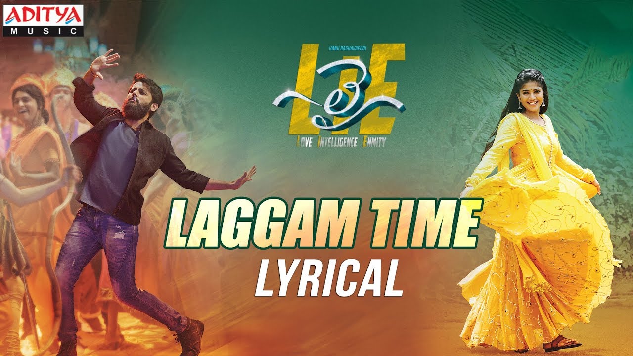 actor_nithiin's tweet card. Laggam Time Lyrical | Lie Songs | Nithin, Megha Akash | Mani Sharma