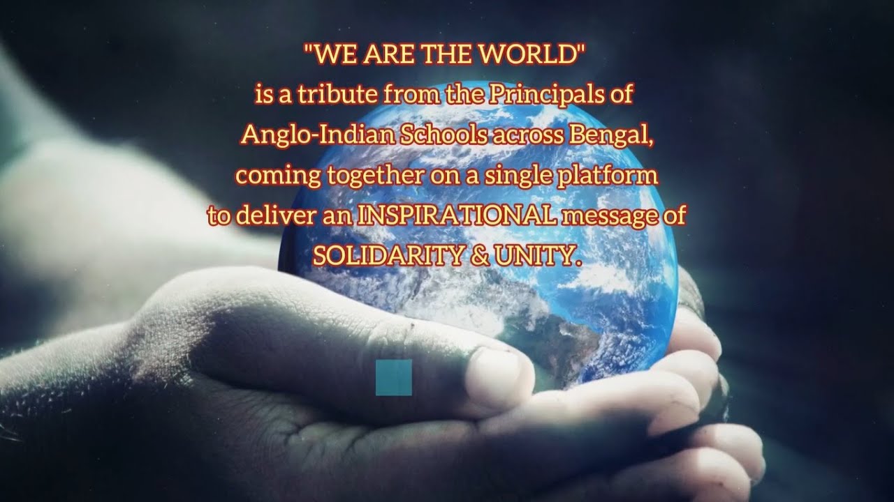adrianjvmichael's tweet card. WE ARE THE WORLD | THE ASSOCATION OF HEADS OF ANGLO INDIAN SCHOOL IN...