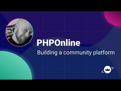 JustSteveKing's tweet card. PHPOnline - Let's build a community platform