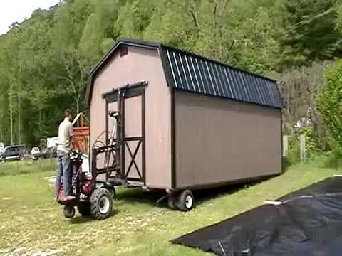 chris_workshop_'s tweet card. How the Amish delivered our 14 x 20 Workshop !!!!!!