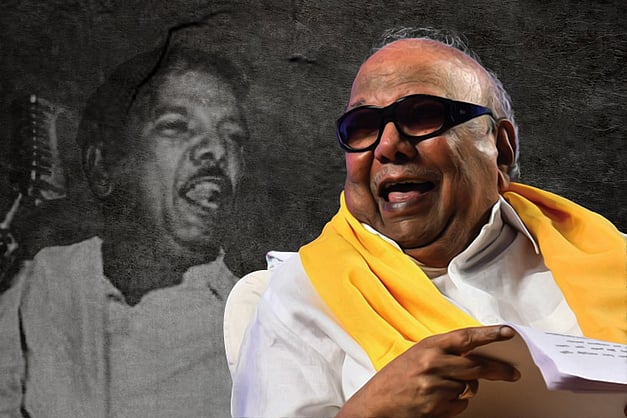 dhanyarajendran's tweet card. When Indira Gandhi announced the Emergency in 1975, among the few Chief Ministers of the country who opposed her was Tamil Nadu’s Muthuvel Karunanidhi. His supp